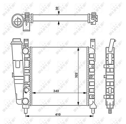 Radiateur, refroidissement du moteur