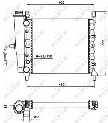 Radiateur, refroidissement du moteur