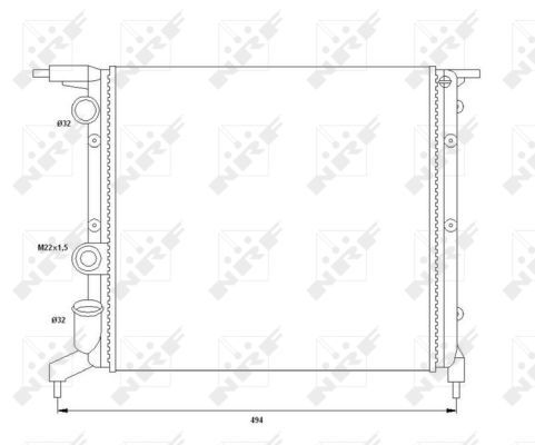 Radiateur, refroidissement du moteur