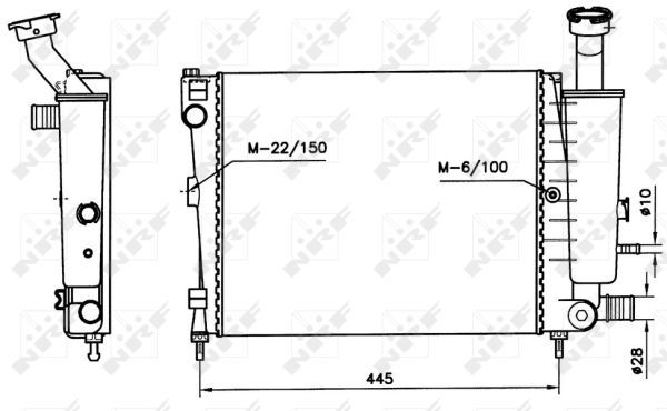 Radiateur, refroidissement du moteur