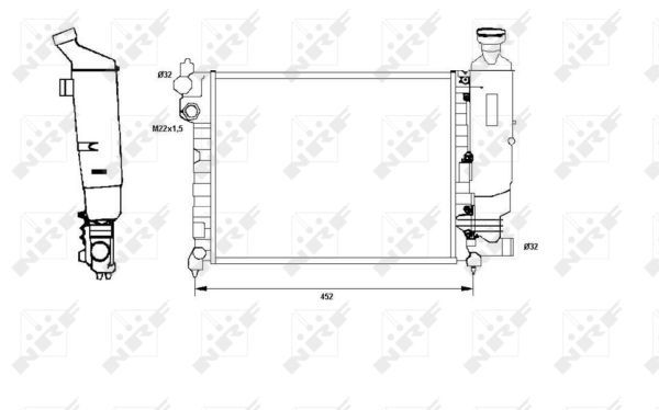 Radiateur, refroidissement du moteur