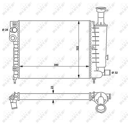 Radiateur, refroidissement du moteur