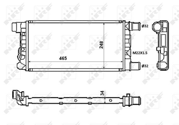 Radiateur, refroidissement du moteur