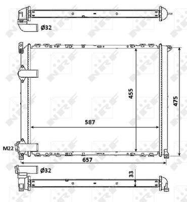 Radiateur, refroidissement du moteur