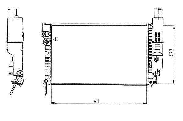 Radiateur, refroidissement du moteur