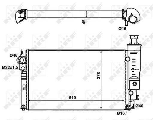 Radiateur, refroidissement du moteur