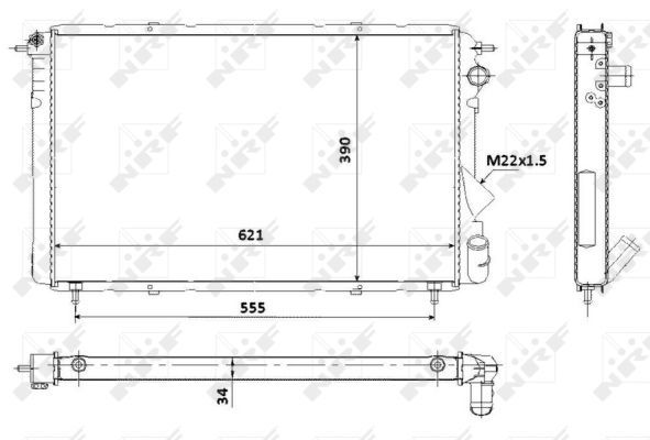 Radiateur, refroidissement du moteur