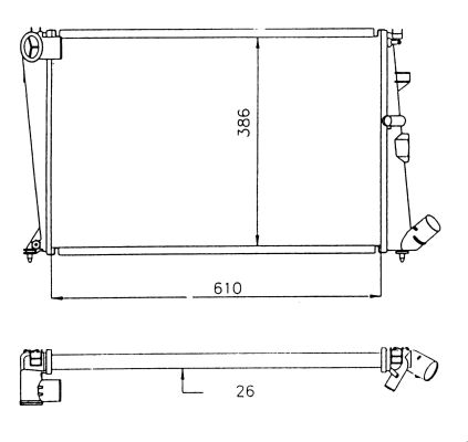 Radiateur, refroidissement du moteur