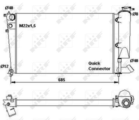 Radiateur, refroidissement du moteur