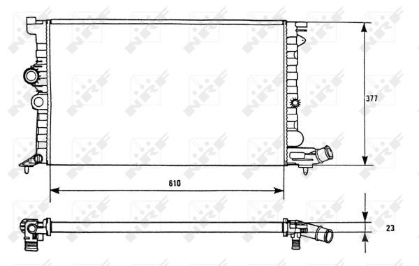 Radiateur, refroidissement du moteur