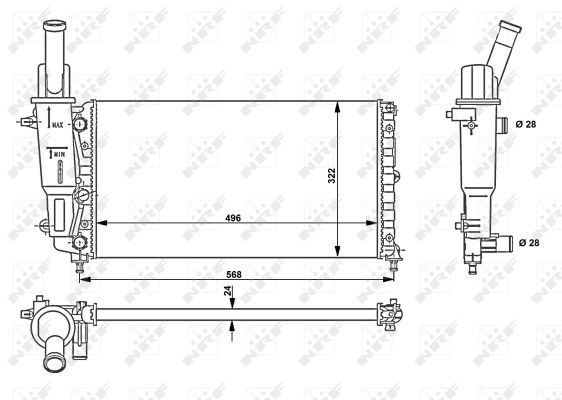 Radiateur, refroidissement du moteur