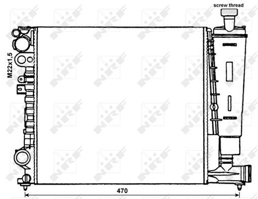 Radiateur, refroidissement du moteur