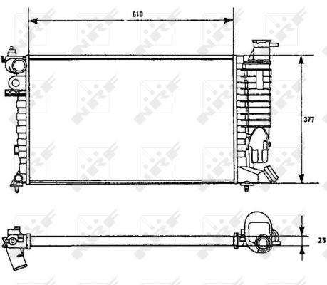 Radiateur, refroidissement du moteur