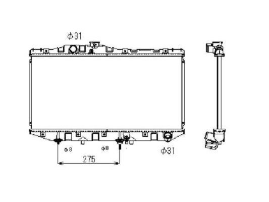 Radiateur, refroidissement du moteur