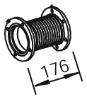 Tube ondulé, système d'échappement