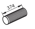 Tube ondulé, système d'échappement