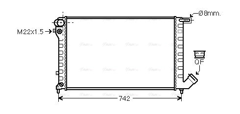 Radiateur, refroidissement du moteur 