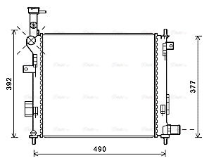 Radiateur, refroidissement du moteur 