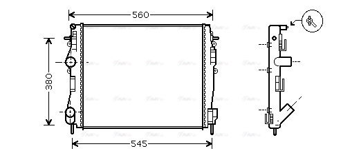 Radiateur, refroidissement du moteur 