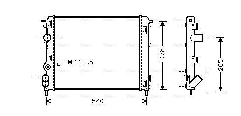 Radiateur, refroidissement du moteur 