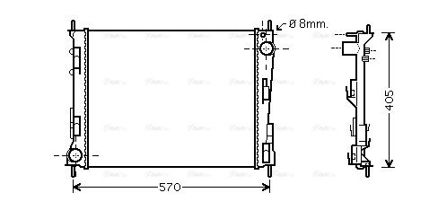 Radiateur, refroidissement du moteur 