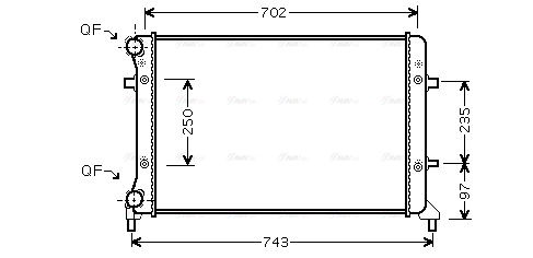 Radiateur, refroidissement du moteur 