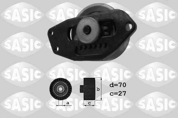 Tendeur de courroie, courroie trapézoïdale à nervures