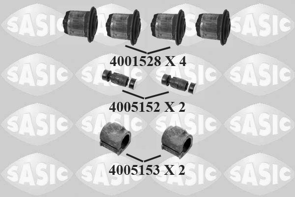 Kit de réparation, suspension du stabilisateur