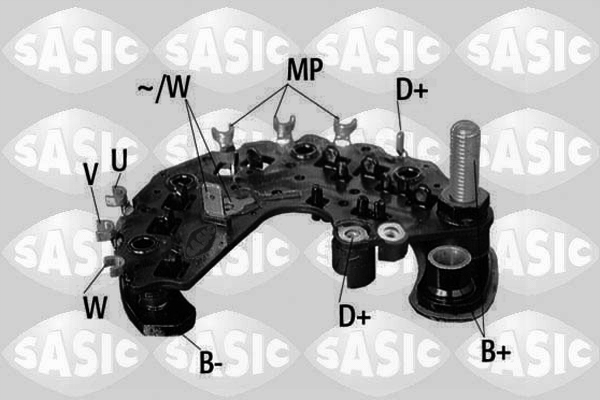 Pont de diodes, alternateur