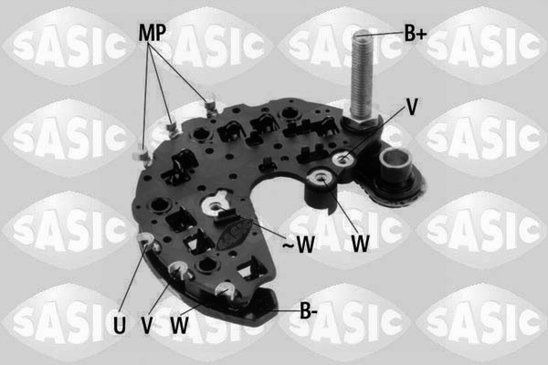 Pont de diodes, alternateur