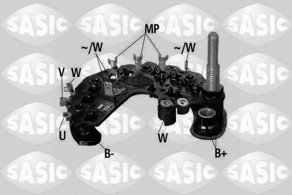 Pont de diodes, alternateur