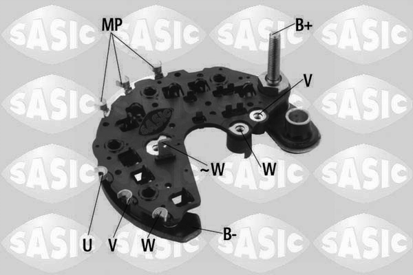 Pont de diodes, alternateur