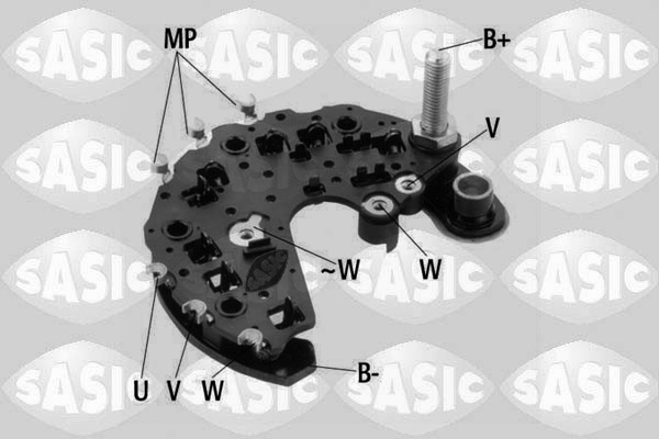 Pont de diodes, alternateur