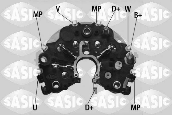 Pont de diodes, alternateur