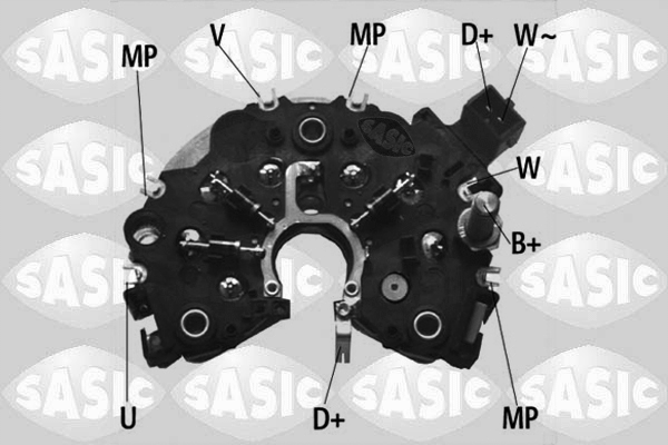 Pont de diodes, alternateur