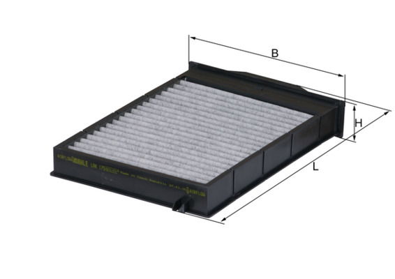 Filtre, air de l'habitacle