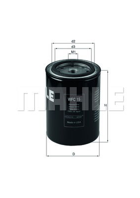 Filtre de liquide de refroidissement