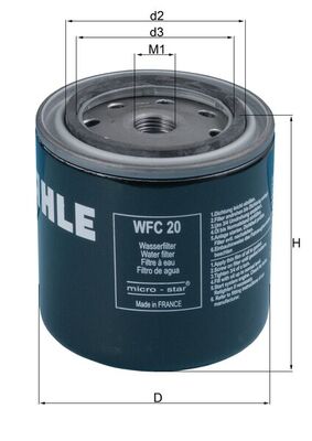 Filtre de liquide de refroidissement