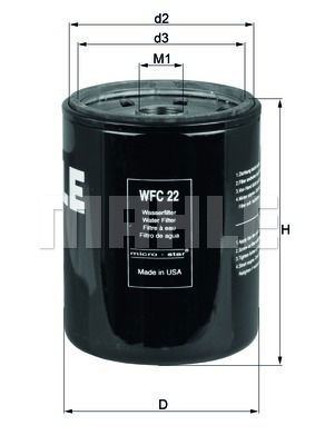 Filtre de liquide de refroidissement