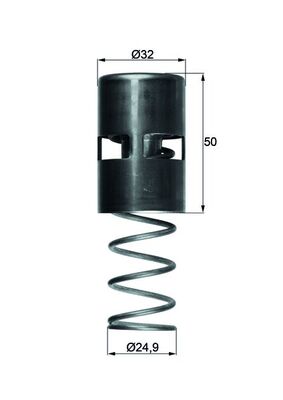 Thermostat, refroidissement d'huile