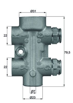 Thermostat, refroidissement d'huile