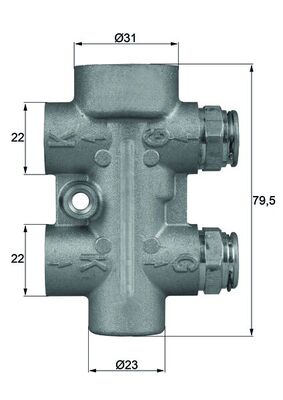 Thermostat, refroidissement d'huile