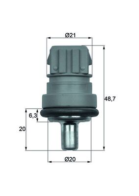 Sonde de température, liquide de refroidissement