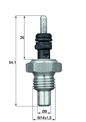 Sonde de température, liquide de refroidissement