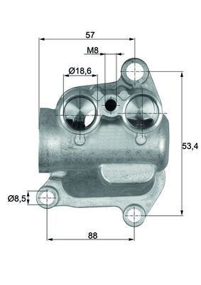 Thermostat, refroidissement d'huile