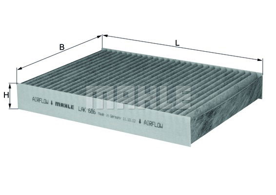 Filtre, air de l'habitacle