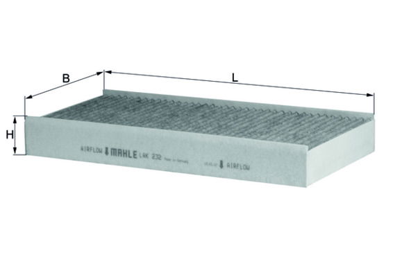 Filtre, air de l'habitacle