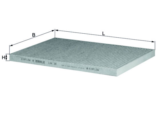 Filtre, air de l'habitacle