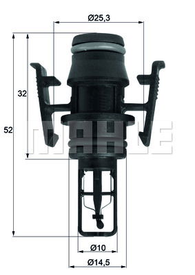 Sonde de température, liquide de refroidissement