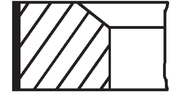 Jeu de segments de pistons